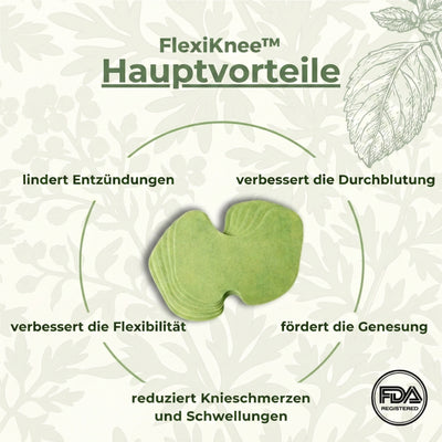 FlexiKnee™️ - Natürliche Kniepflaster gegen Knieschmerzen.