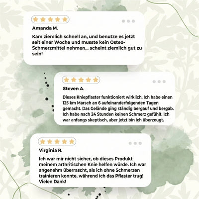 FlexiKnee™️ - Natürliche Kniepflaster gegen Knieschmerzen.