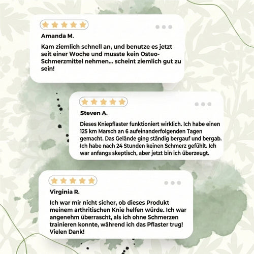 FlexiKnee™️ - Natürliche Kniepflaster gegen Knieschmerzen.