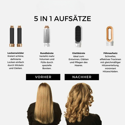 Der ultimative AirStyler für Trocknen, Glätten, Locken und mehr – alles in einem Gerät.