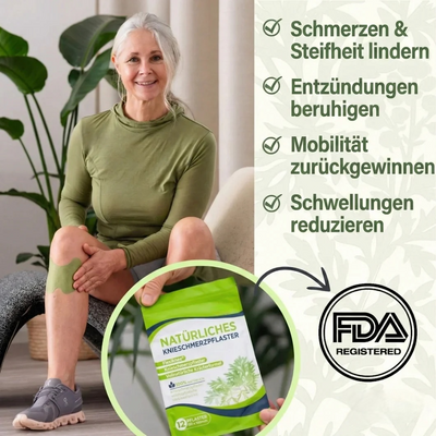 FlexiKnee™️ - Natürliche Kniepflaster gegen Knieschmerzen.