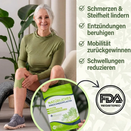 FlexiKnee™️ - Natürliche Kniepflaster gegen Knieschmerzen.