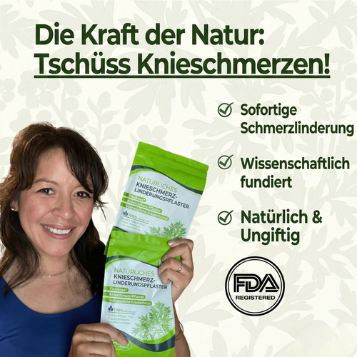 FlexiKnee™️ - Natürliche Kniepflaster gegen Knieschmerzen.