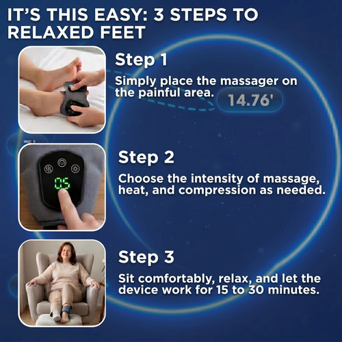 NEXURA Massagegerät mit Triple-Technologie