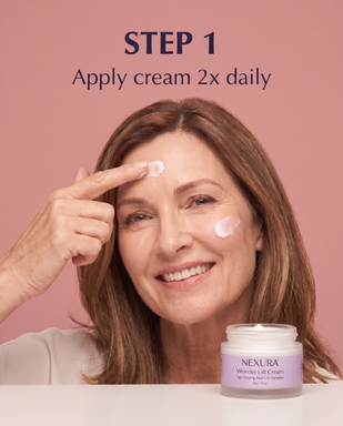 1. Apply the cream twice daily.